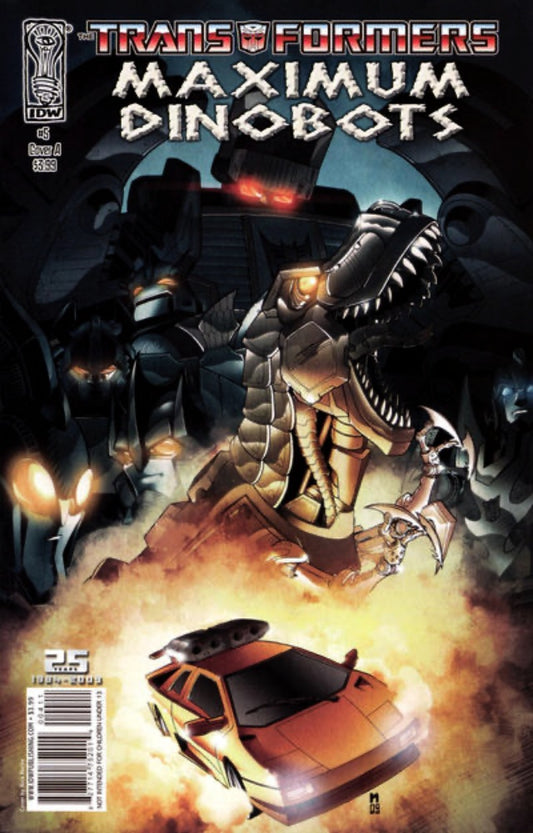 The Transformers: Maximum Dinobots #5A (2008-2009)
