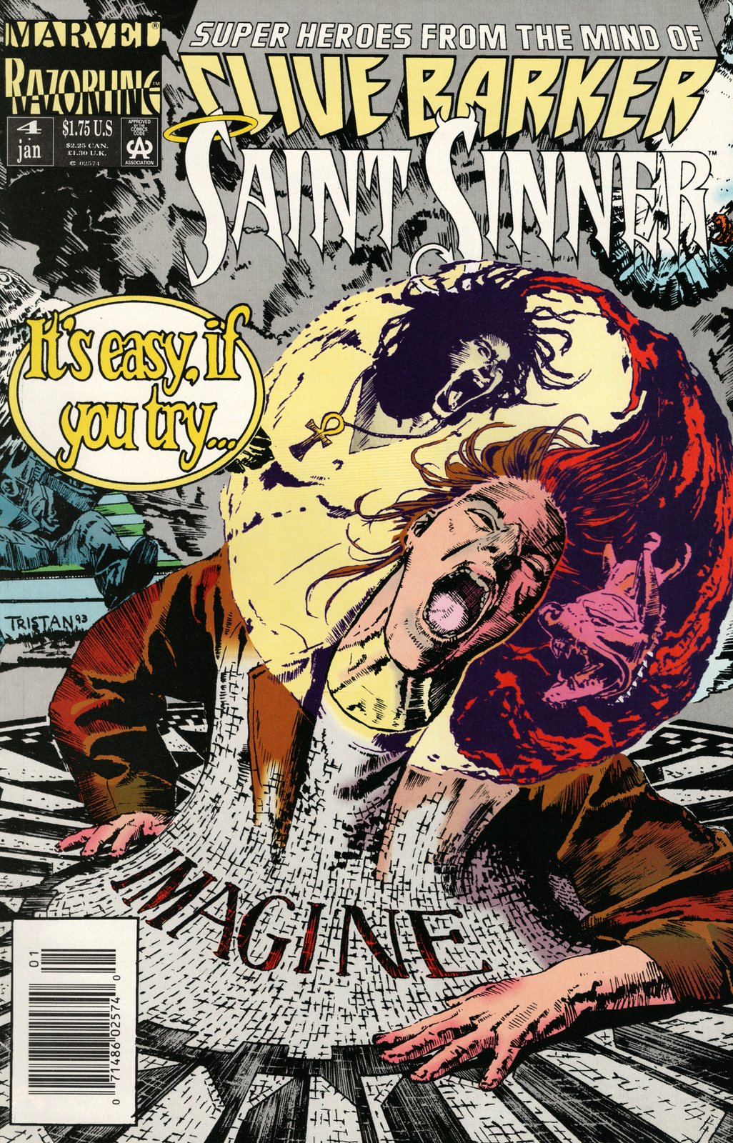 Saint Sinner #4 Newsstand Cover (1993-1994) Marvel