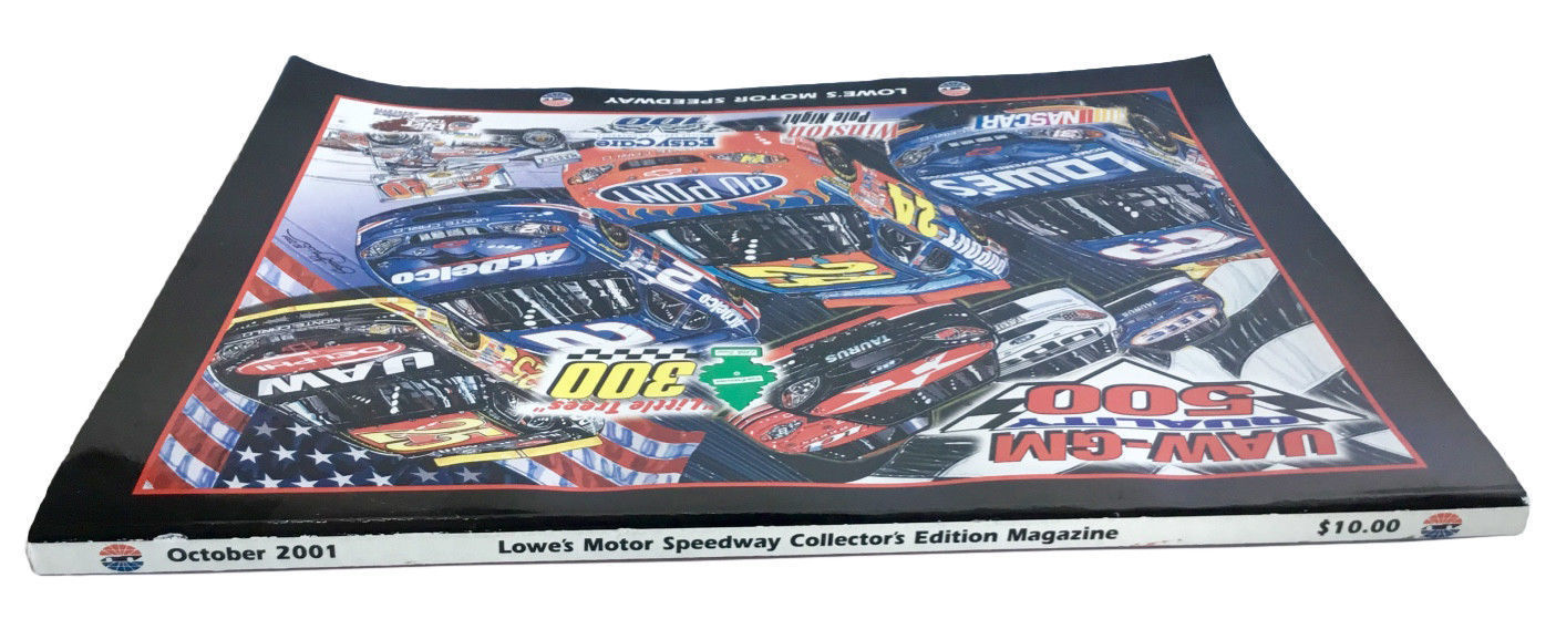 Nascar Lowe's Motor Speedway Collector's Edition 160 Page Magazine October 2001