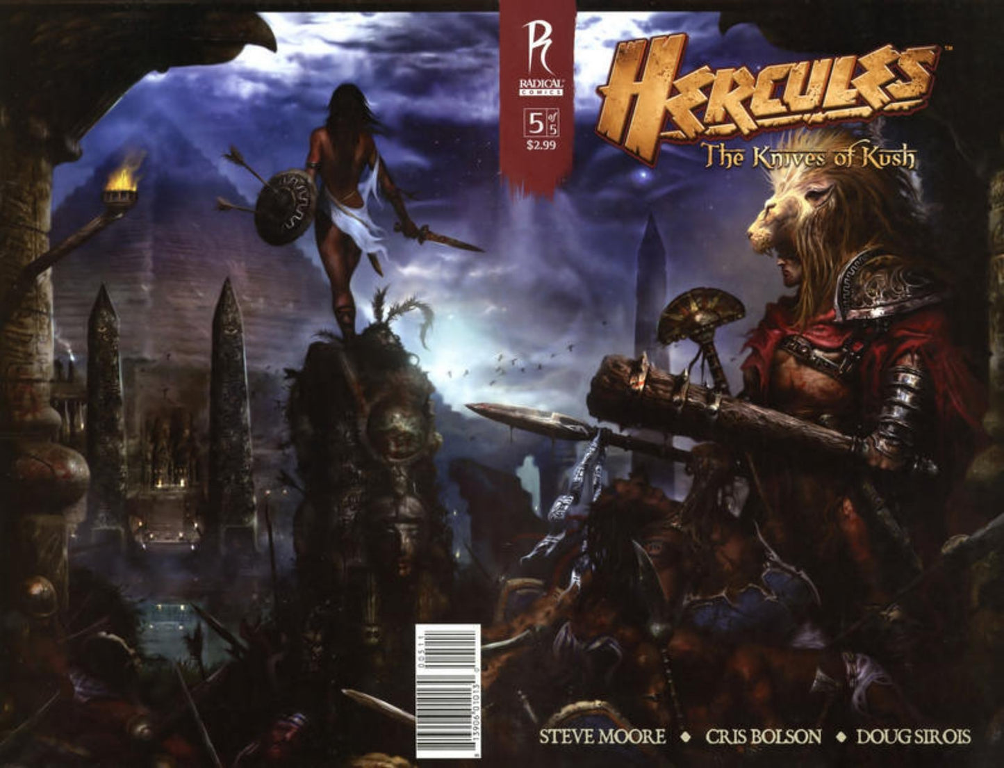 Hercules: The Knives of Kush #5A (2009) Radical Comics