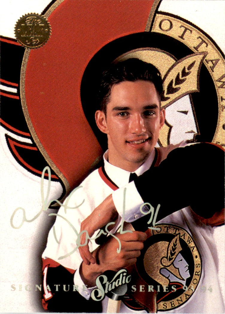 1993 Leaf Studio Signature Series #9 Alexandre Daigle Ottawa Senators