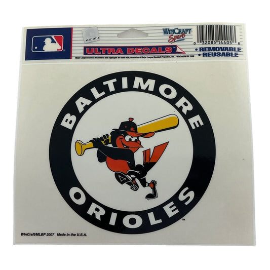 MLB Baltimore Orioles 5.5 Inch X 4.5 Inch Decal Wincraft