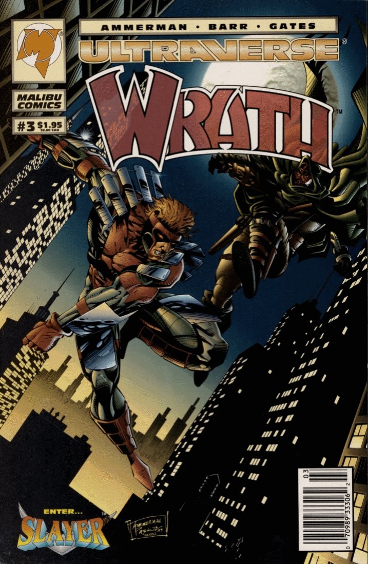 Wrath #3 Newsstand (1994) Malibu