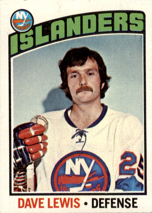 1976 Topps #221 Dave Lewis New York Islanders EX