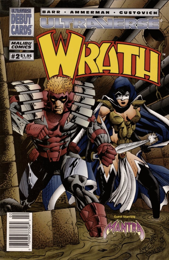 Wrath #2 Newsstand (1994) Malibu