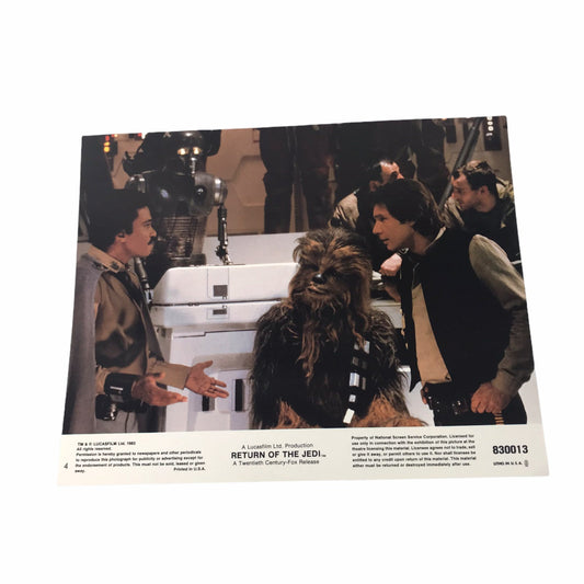 Star Wars Return of the Jedi 8 X 10 Lobby Card  #4 1983 Lucasfilm