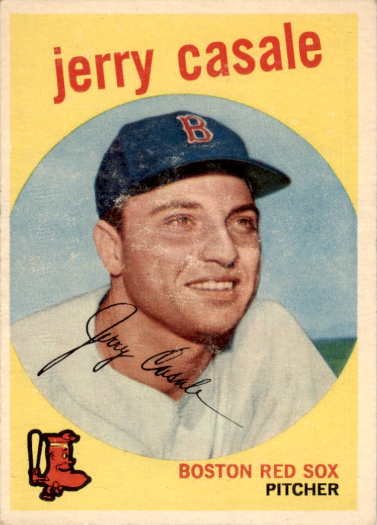 1959 Topps #456 Jerry Casale RC Boston Red Sox GD+