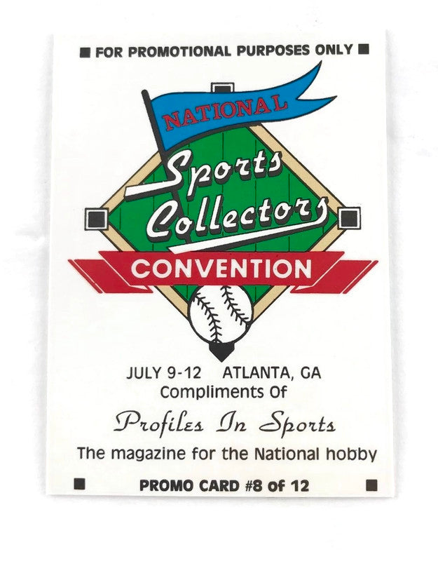 1992 National Sports Collector's Convention #8 Deion Sanders Atlanta Braves