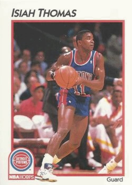 1991-92 Hoops McDonald's Basketball 13 Isiah Thomas