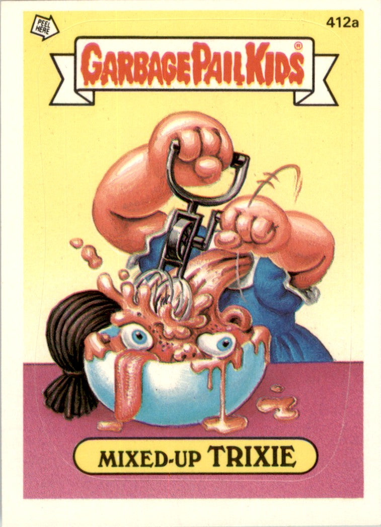 1987 Garbage Pail Kids Series 10 #412a Mixed-Up Trixie NM