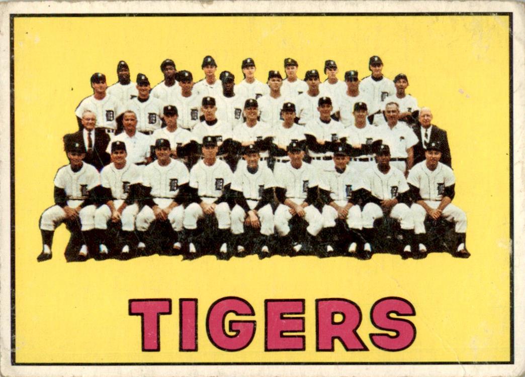 1967 Topps #378 Tigers GD