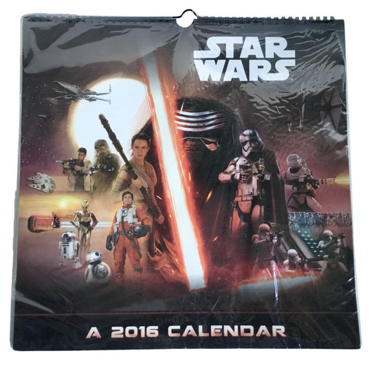 Star Wars The Force Awakens 2016 Calendar Trends International New