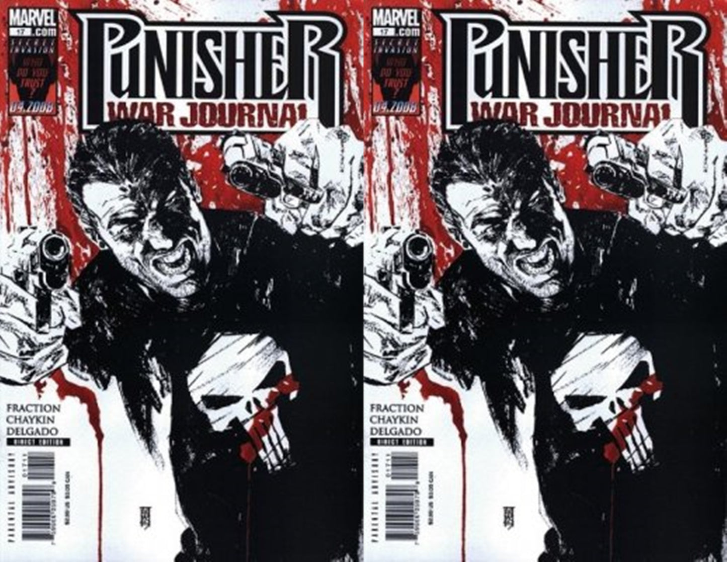 Punisher War Journal #17 Volume 2 (2006-2009) Marvel Comics - 2 Comics