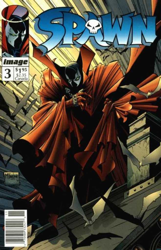 Spawn #3 Newsstand Cover (1992-Present) Image Comics
