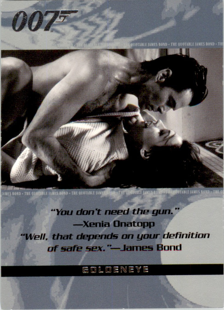 2004 Rittenhouse The Quotable James Bond Promo #P2 GoldenEye