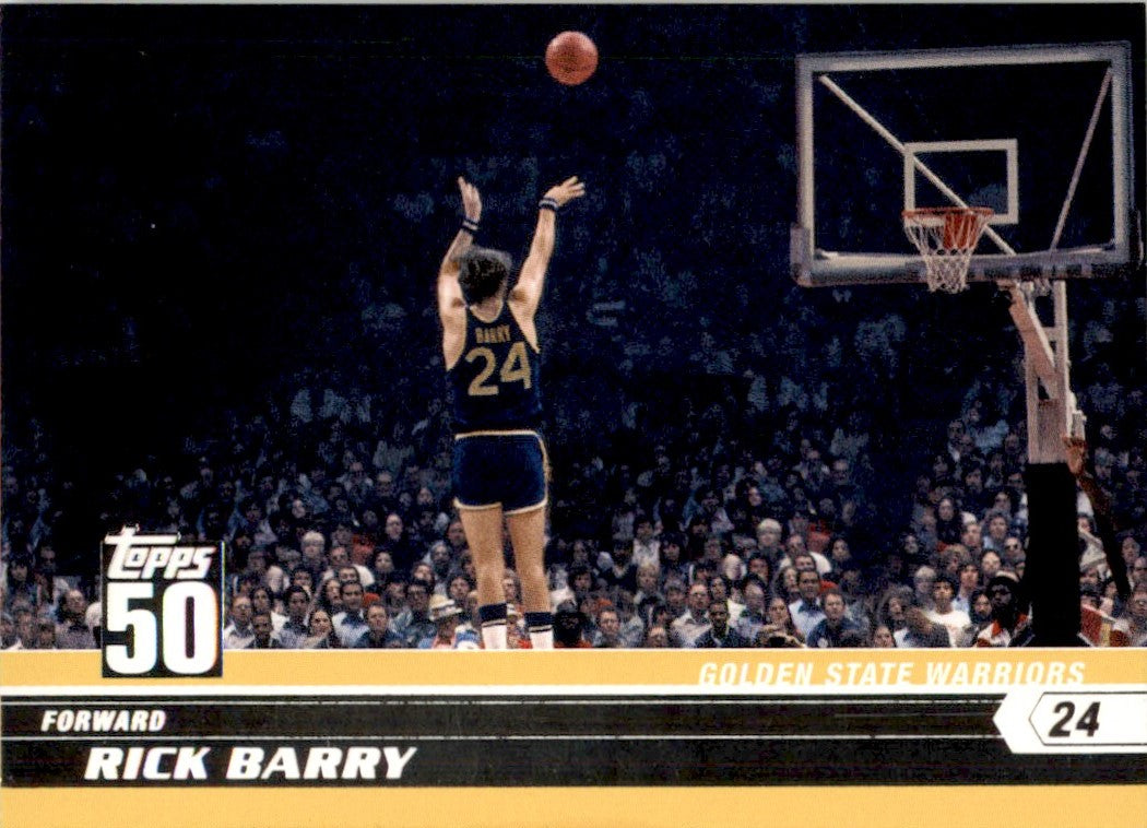 2007 Topps 50th Anniversary #27 Rick Barry Golden State Warriors