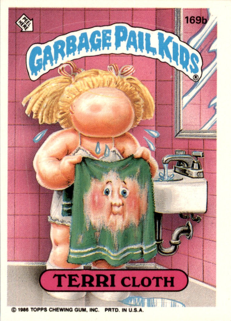 1986 Garbage Pail Kids Series 5 #169b Terri Cloth NM