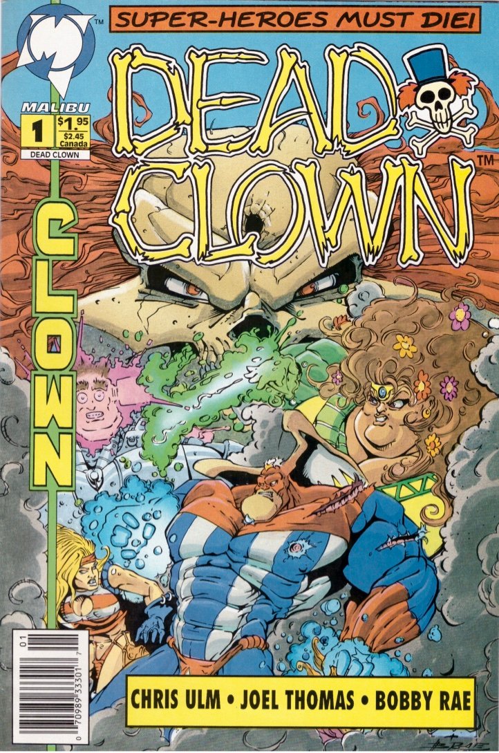 Dead Clown #1 Newsstand Cover (1993-1994) Malibu
