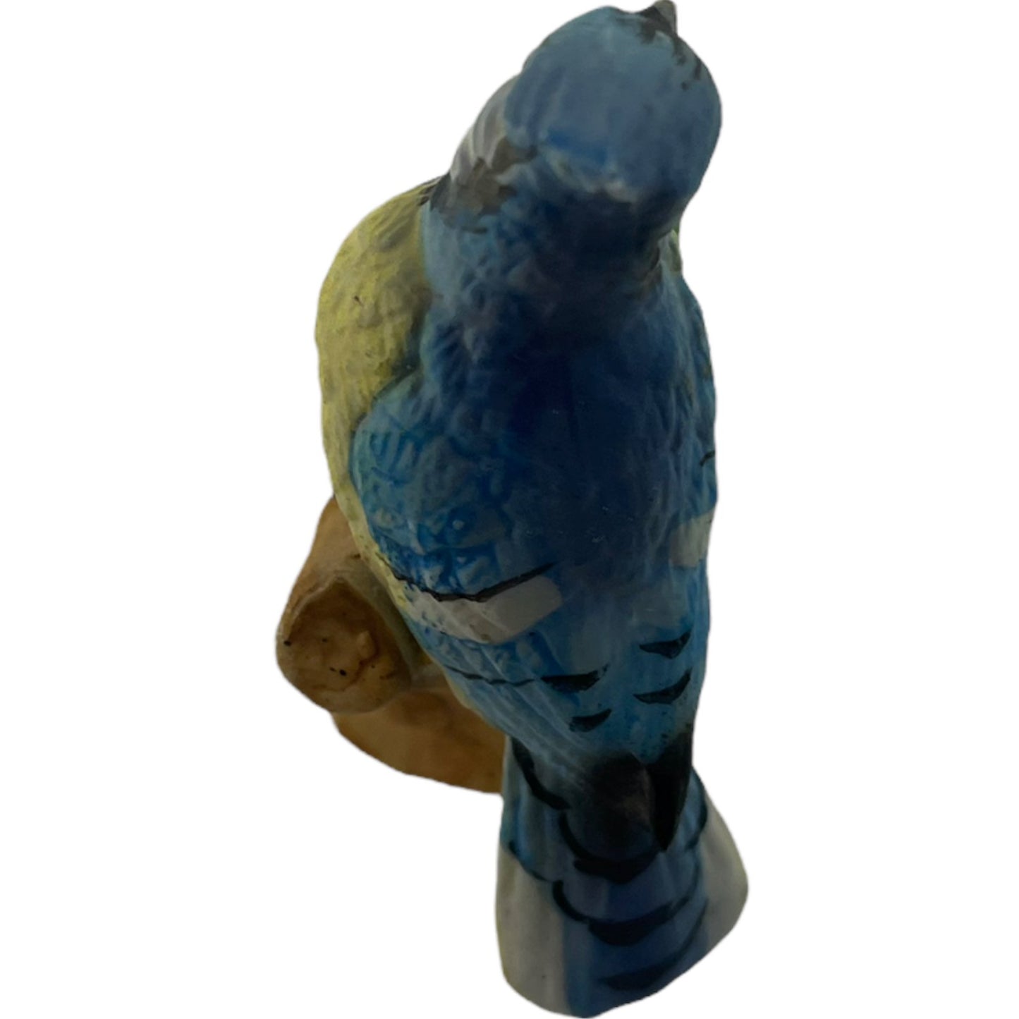 Bluejay on Branch 2.5 Inch Vintage Ceramic Figurine