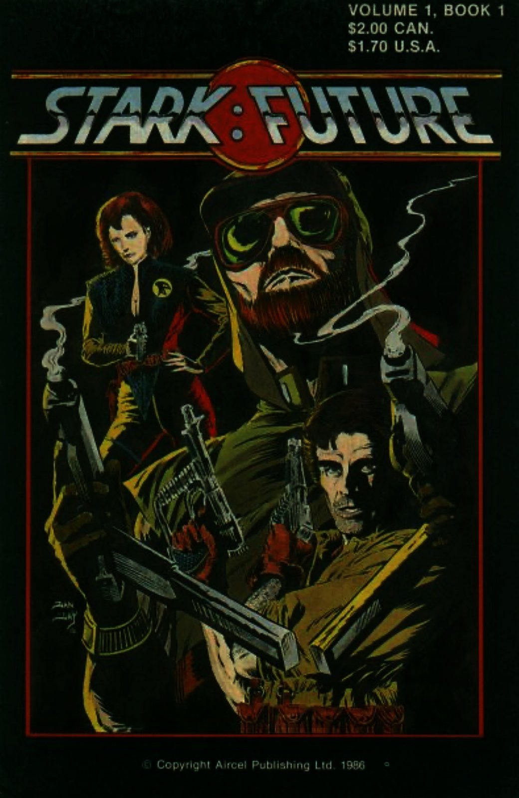 Stark: Future #1 Direct Edition Cover (1986-1987) Aircel Comics