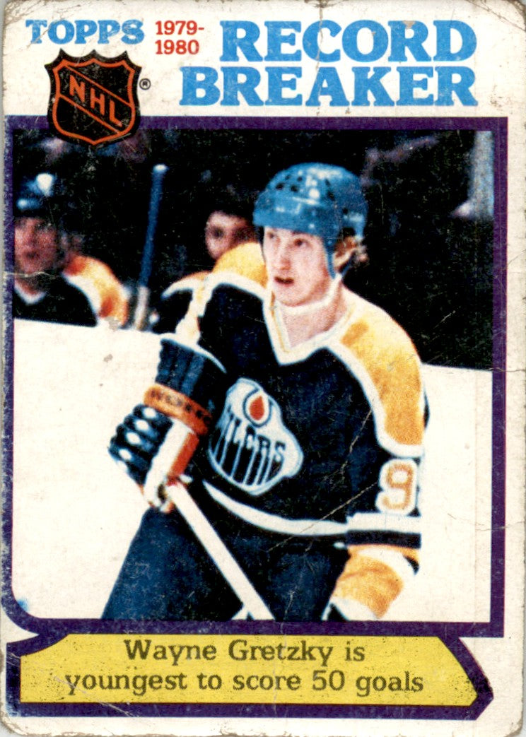 1980 Topps #3 Wayne Gretzky Edmonton Oilers PR