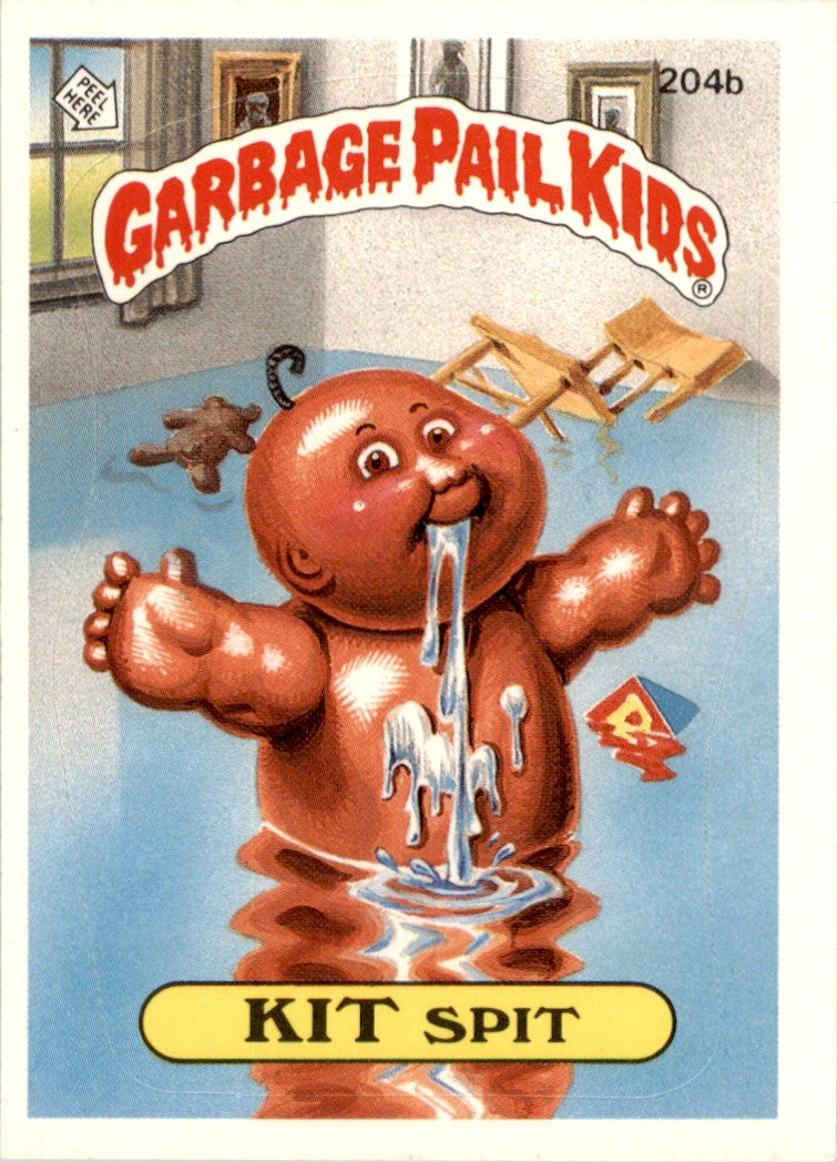 1986 Garbage Pail Kids Series 5 #204B Kit Spit NM