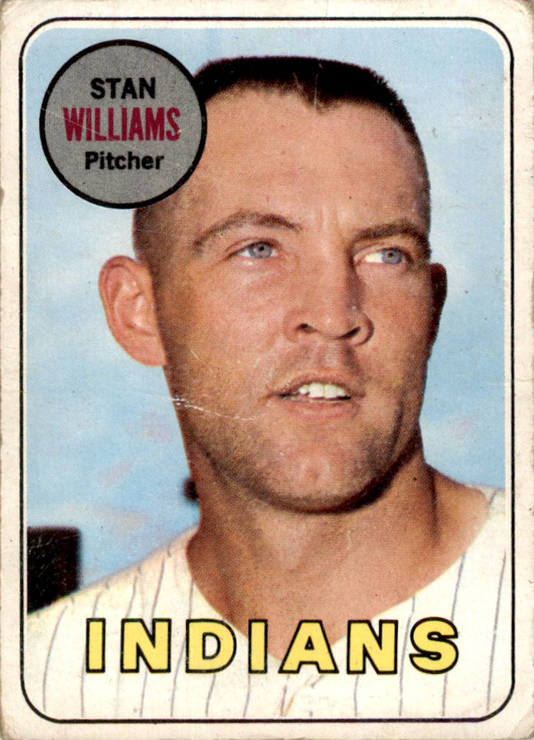 1969 Topps #118 Stan Williams Cleveland Indians GD