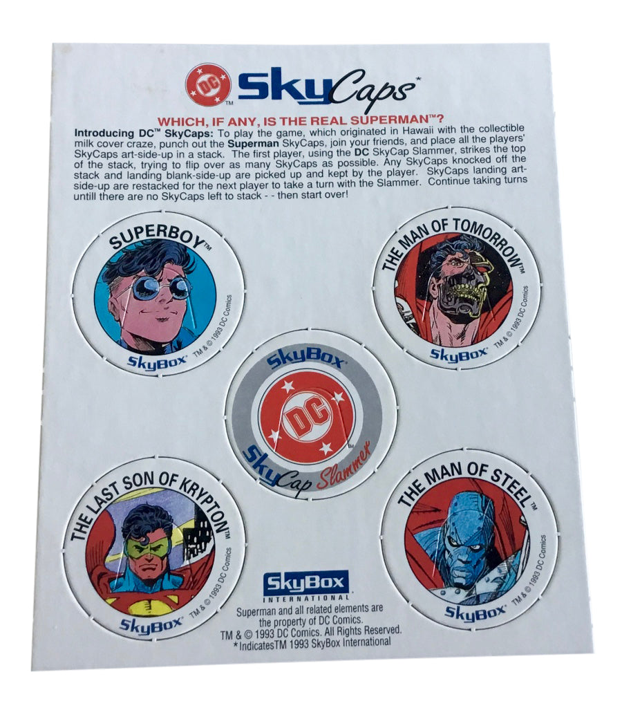1993 SkyBox DC Comics Skycaps Superman 6" X 5" Promotional Panel