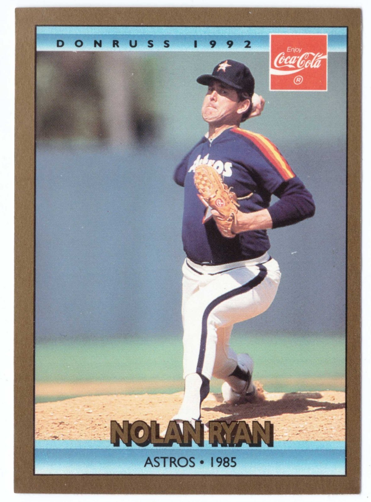 1992 Donruss Coca-Cola Nolan Ryan Baseball #19 Nolan Ryan Houston Astros
