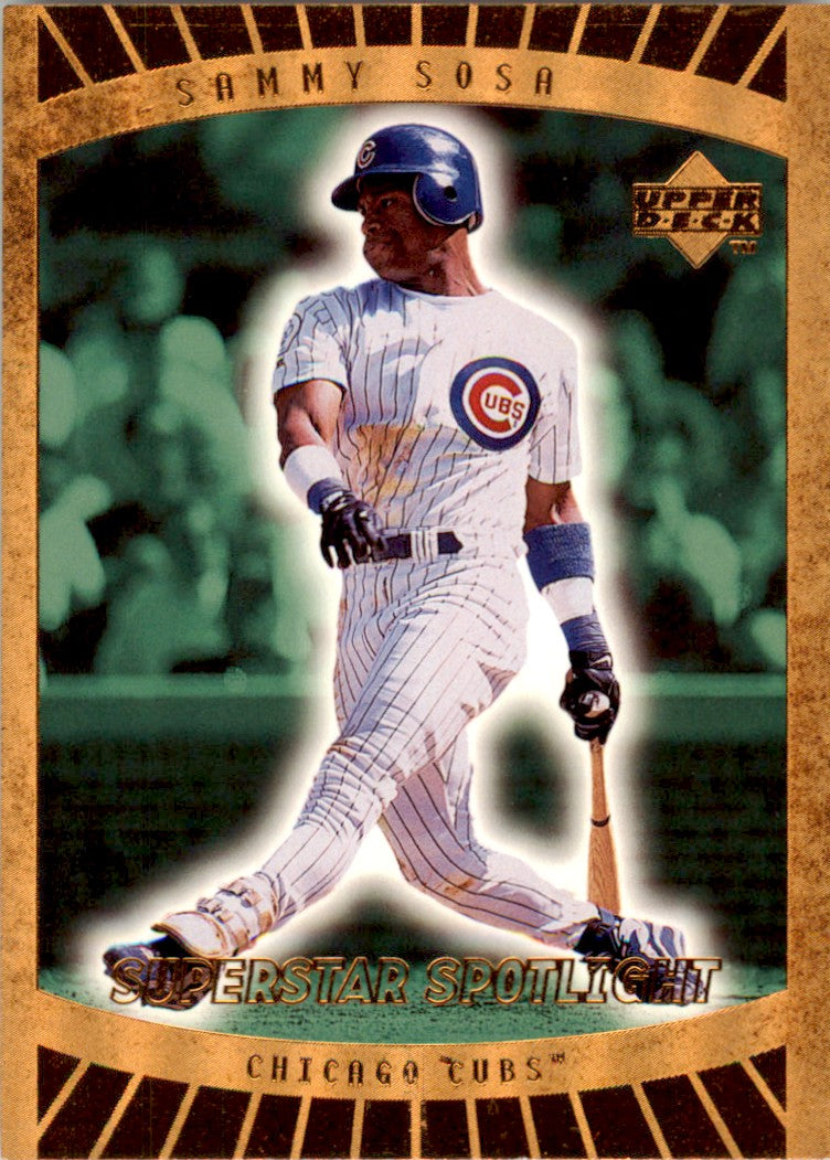 1999 Upper Deck Ovation Superstar Spotlight #87 Sammy Sosa Chicago Cubs