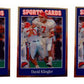 (5) 1992 Sports Cards #124 David Klingler Football Card Lot Houston