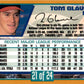 1993 Duracell Power Players I #21 Tom Glavine Atlanta Braves