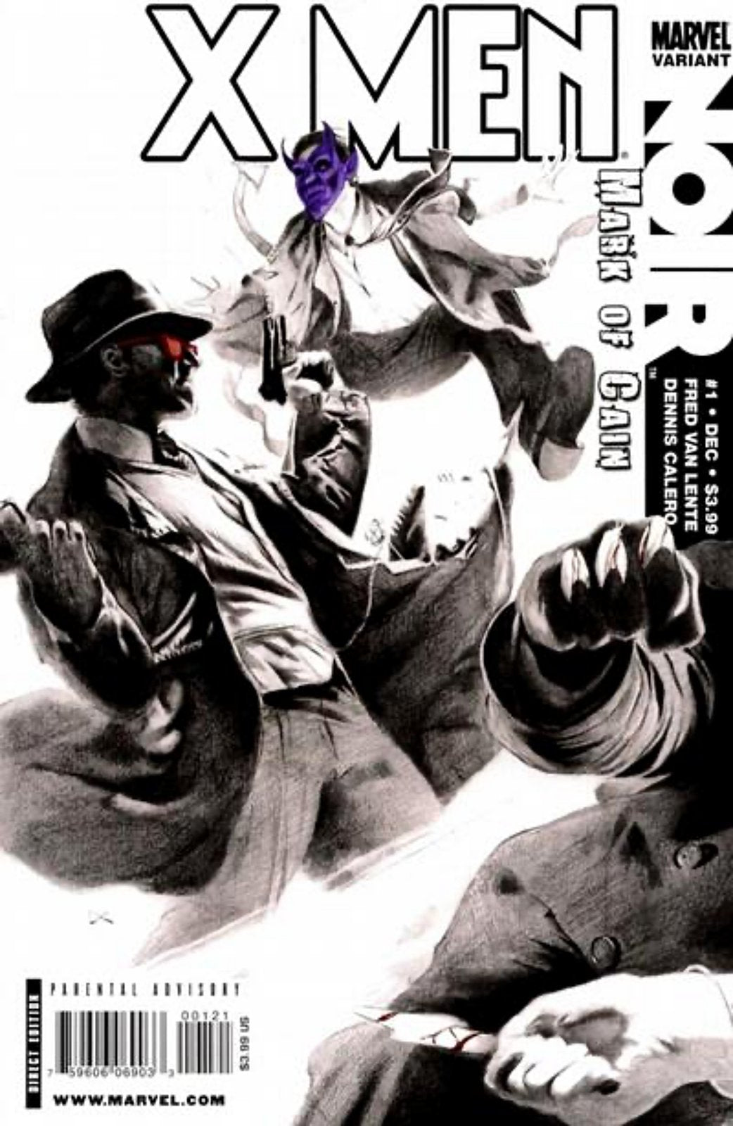 X-Men Noir: Mark of Cain #1B (2010) Marvel Comics