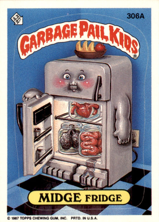 1987 Garbage Pail Kids Series 8 #306a Midge Fridge NM-MT