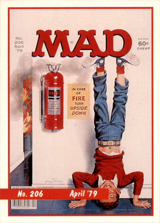1992 Lime Rock MAD Magazine Series 1 Promos #5 Issue 206 April 1979