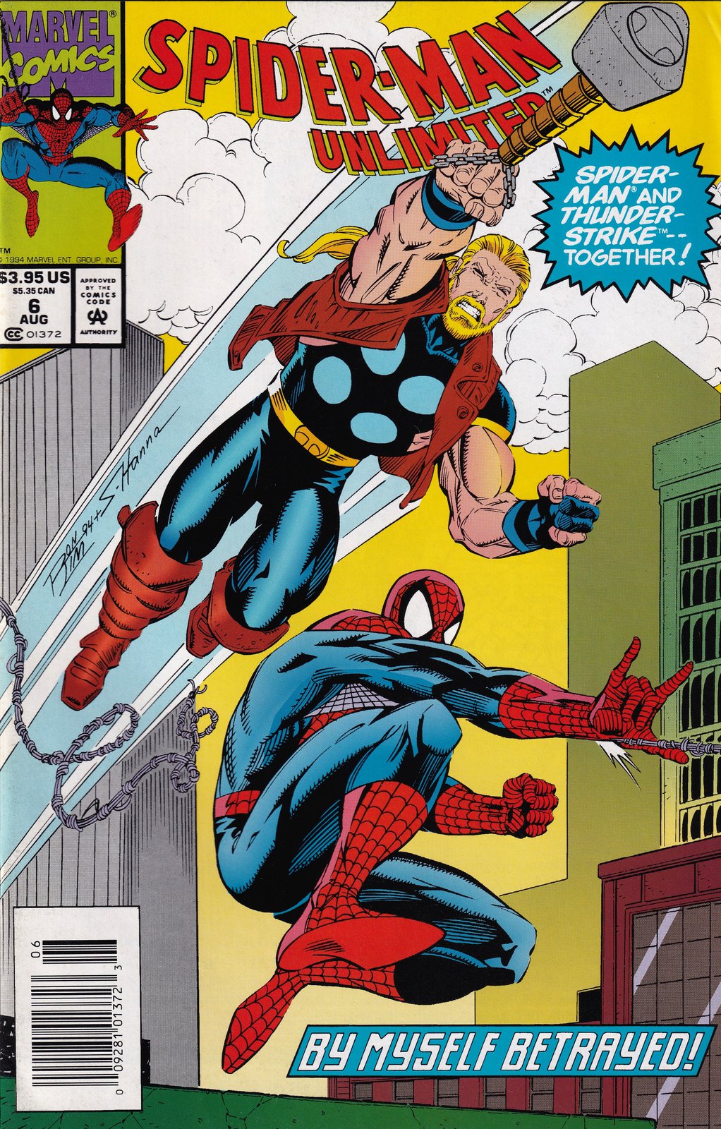 Spider-Man: Unlimited #6 Newsstand Cover (1993-1998) Marvel