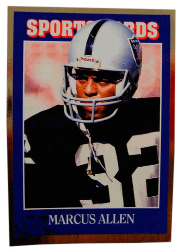 1992 Allan Kaye's Sports Cards #81 Marcus Allen Los Angeles Raiders