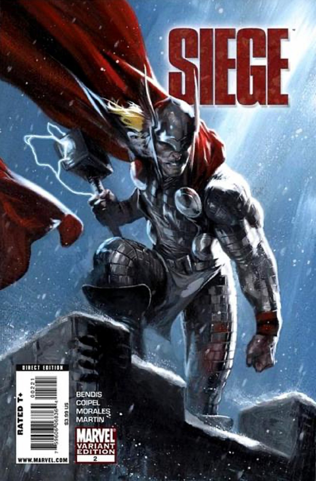 Siege #2 Gabriele Dell'Otto Variant (2010) Marvel Comics