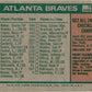 1975 Topps #589 Atlanta Braves - Clyde King VG