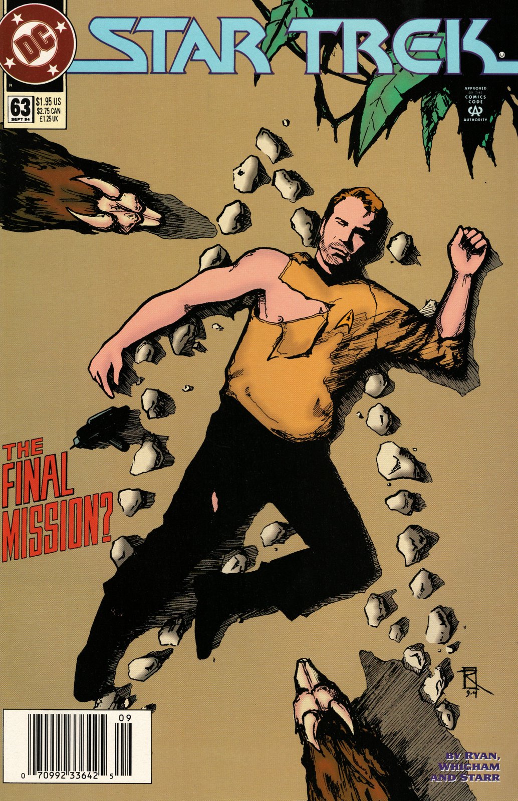 Star Trek #63 Newsstand (1989-1996) DC