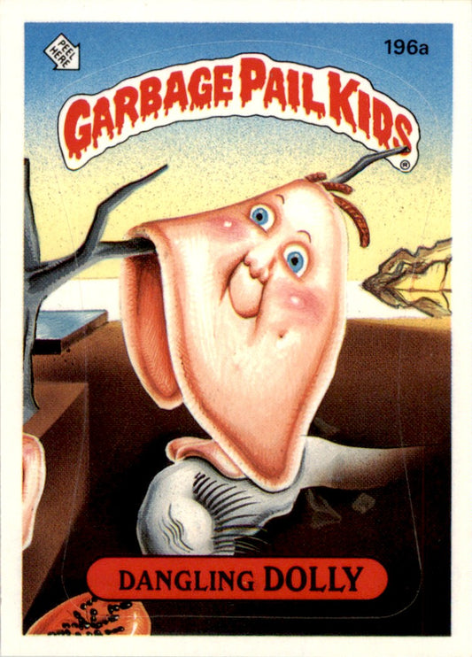 1986 Garbage Pail Kids Series 5 #196A Dangling Dolly NM-MT