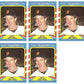(5) 1987 Fleer Limited Edition Baseball #24 Mike Krukow Lot Giants
