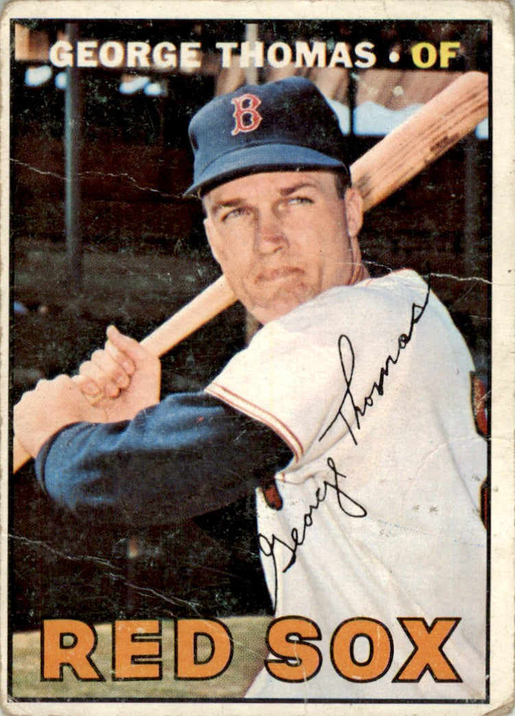 1967 Topps #184 George Thomas Boston Red Sox FR