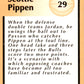 1991 Tuff Stuff Jr. Special Issue NBA FInals #29 Scottie Pippen Chicago Bulls