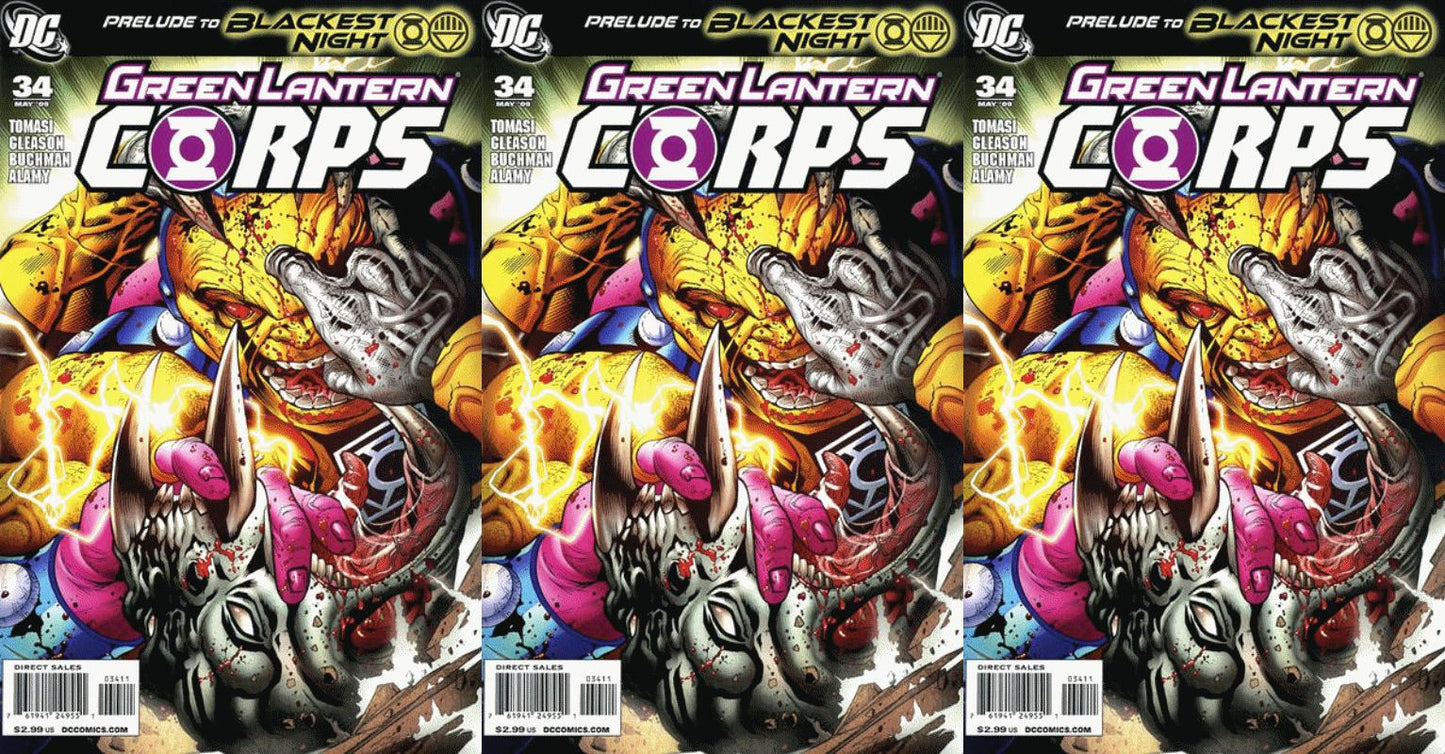 Green Lantern Corps #34 (2006-2011) DC Comics - 3 Comics