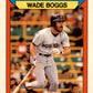 1988 Topps Kmart Memorable Moments #2 Wade Boggs Boston Red Sox