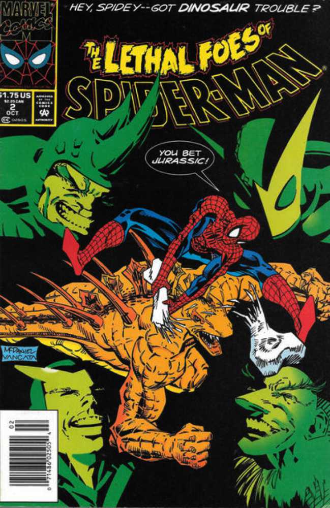 Lethal Foes of Spider-Man #2 Newsstand Cover (1993-1994) Marvel Comics