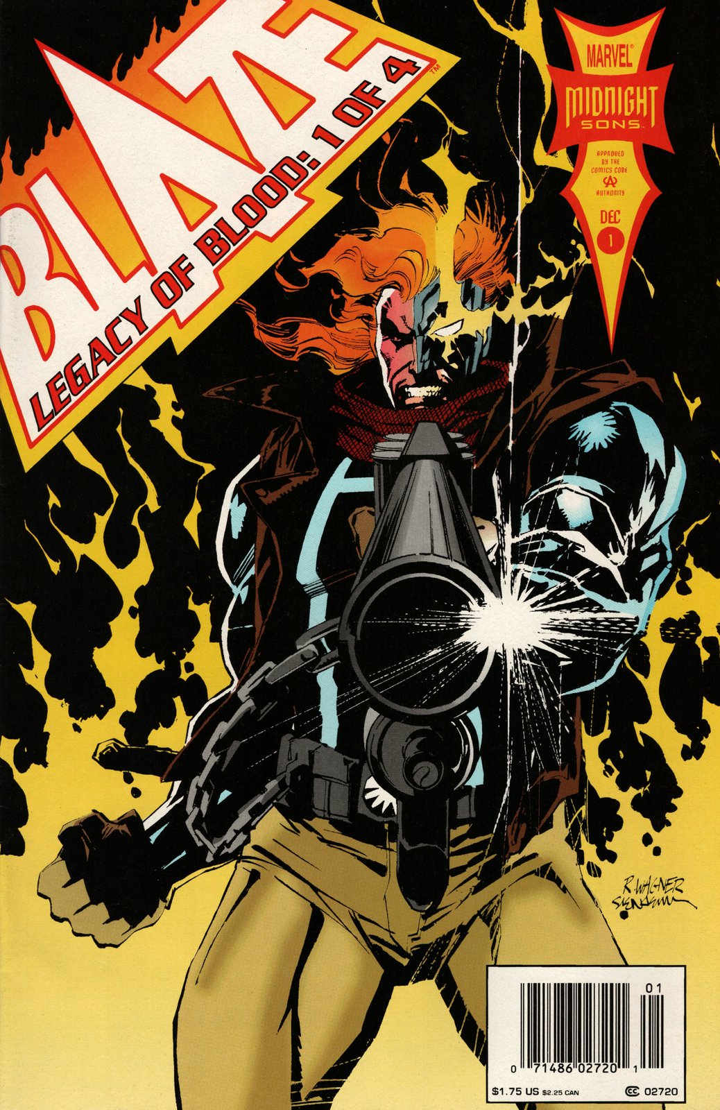 Blaze: Legacy of Blood #1 Newsstand (1993-1994) Marvel Comics