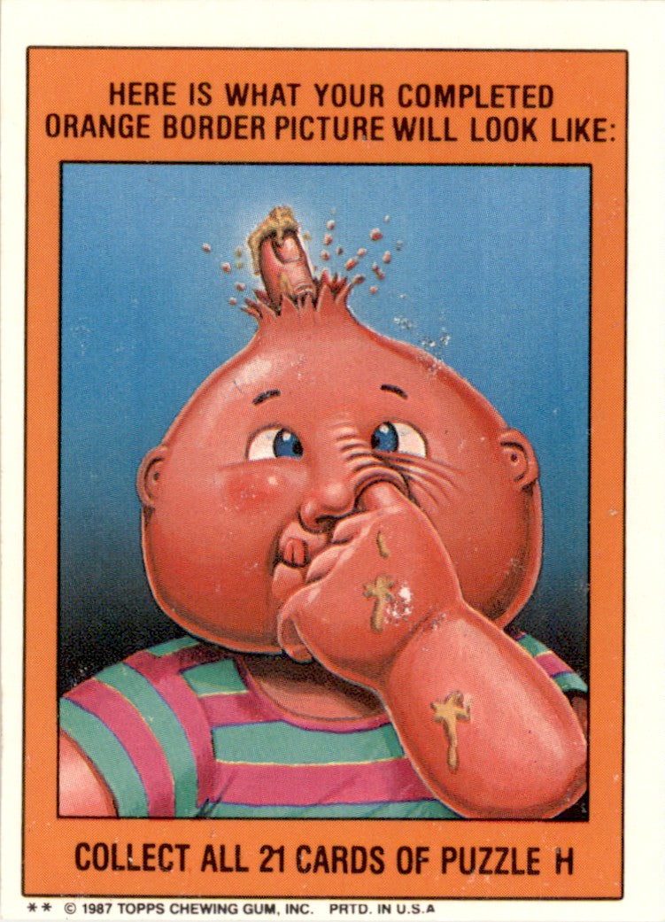 1987 Garbage Pail Kids Series 8 #305b Reggie Veggie NM