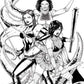 Hack/Slash/Eva: Monster's Ball #1 Black & White Cover (2011) Dynamite Comics